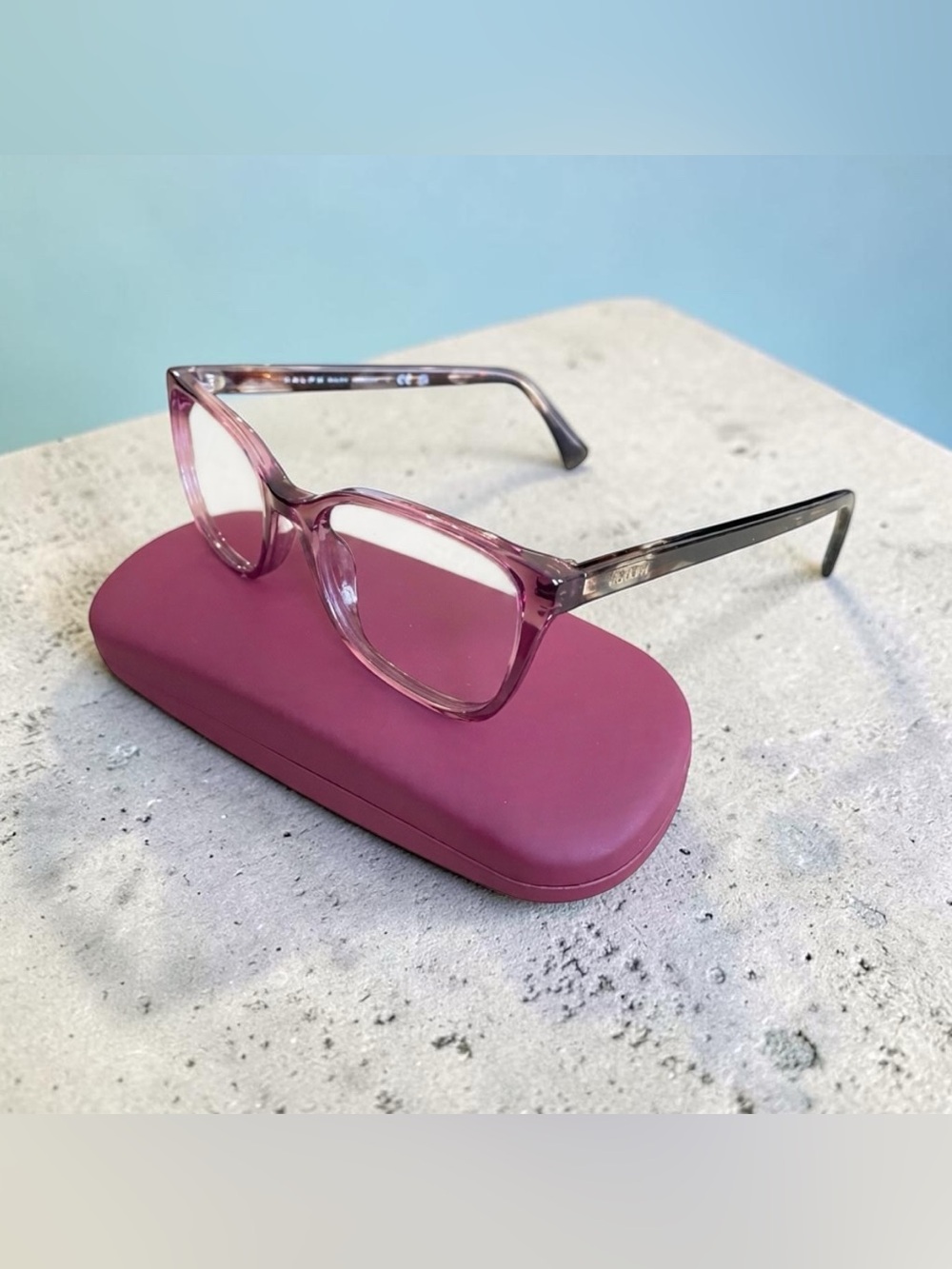 Ralph Lauren RA7137U 6008 Women's Transparent Violet 53-18-145mm Eyewear Frames